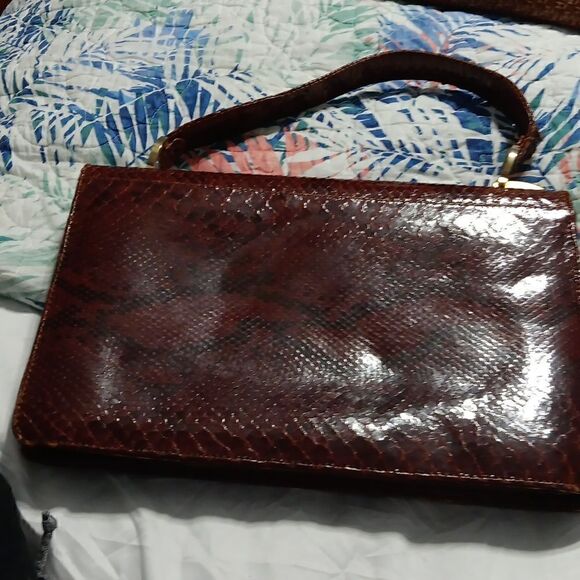 Vintage Python Purse - Picture 3 of 9